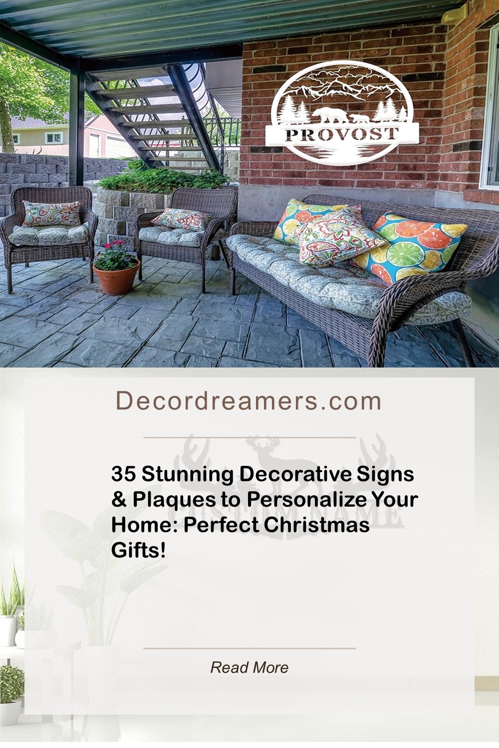 35 Stunning Decorative Signs & Plaques to Personalize Your Home